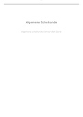 Samenvatting  Algemene Scheikunde 1Bach