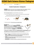 GIZMO Earth Science Gizmos Cladograms 