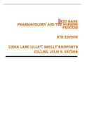 TEST BANK Pharmacology and the Nursing Process 9th EditionLinda Lane Lilley, Shelly Rainforth Collins, Julie S. Snyder 