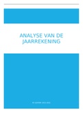 Samenvatting - Analyse van de Jaarrekening