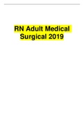 RN Adult Medical Surgical 2019