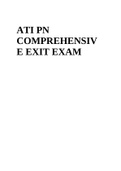 ATI PN COMPREHENSIVE EXIT EXAM