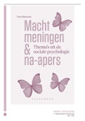 VOLLEDIGE samenvatting van sociale psychologie, deel 1 van het boek 'macht meningen en na-apers'