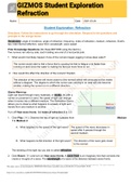 GIZMOS Student Exploration Refraction 