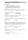 NURSING 101 Chapter 9: Alterations in Immunity and Inflammation (GRADED A+)