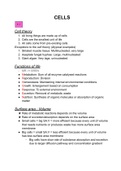 IB Biology SL & HL Chapter 1 CELLS