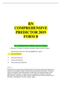 RN COMPREHENSIVE PREDICTOR 2019 FORM B