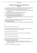 nr 326 ATI RN Mental Health Online Practice 2021/2022 B (60 Questions) download for an A