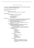 NR224 / NR 224 Exam 1 Study Guide  (Latest 2021 / 2022) Fundamentals - Chamberlain College of Nursing