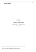 Reflection Post Kayla Wilt Chamberlain College of Nursing NR 509: Advanced Physical Assessment