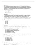 Practice exam 2.3 History and Methods of psychology (with answer key)