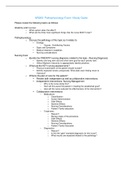 NR 283 / NR283: Pathophysiology Exam 1 Study Guide  (Latest 2021 / 2022) Chamberlain College of Nursing