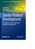 Test Bank For Practical Pharmaceutics,Test Bank For Sterile Product Development Formulation, Process, Quality and Regulatory Considerations 2