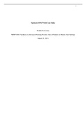 Epistaxis SOAP Note or Case Study NRNP 6568_ Synthesis in Advanced Nursing Practice Care of Patients in Family Care Settings (2021) 