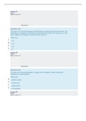 NURS 316 Unit 1 Medical Calculation Quiz with complete solution