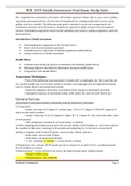 NUR 3029: Health Assessment Final Exam: Study Guide