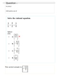 MAT 101 Graded Exam #2 (Straighterline)