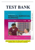 TEST BANK FOR INTRODUCTORY MEDICAL-SURGICAL NURSING, 10TH EDITION, BARBARA TIMBY, NANCY SMITH, ISBN-10 1605470643, ISBN-13 9781605470641, ISBN-10 1605470635, ISBN-13 9781605470634