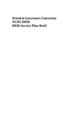 D030 Service Plan Brief Running head: AYM1 SERVICE PLAN BRIEF Service Plan Brief for the Establishment of a Wellness Centers to Provide Coaching and Physical and Mental Services March 6, 2021