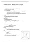 Samenvatting Moleculaire Biologie