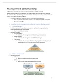 Samenvatting Algemeen Management MIM 2021-2022