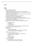 NUR 241S - Med Surg 2 Exam 1 Study Guide.