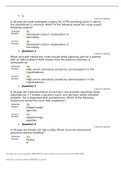 NURS 6501 Quiz 9 Answers