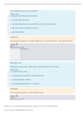 BIO 299 Week 6 Quiz 2 Questions and Answers