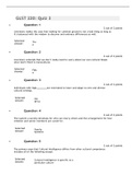 GLST 220 Quiz 3- GLST220 Quiz 3 Questions and Answers: Liberty University