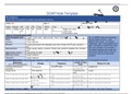 NR 509 Week 6 Pediatric SOAP Note, Summer 2021 complete solution.