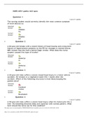 NURS 6051 Week 3 Quiz with Answers