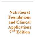 Test Bank Nutritional Foundations and Clinical Applications A Nursing Approach 8th Edition by Michele Grodner, Sylvia Escott-Stump, Suzanne Dorner Chapter 1-20