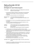 Samenvatting Natuurkunde Newton H3 Energie en Warmteleer