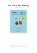 Psychopathologie - Samenvatting - Toegepaste Psychologie Jaar 2  - Hanzehogeschool Groningen