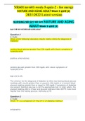 NR601/nr-601-week-5-quiz-2 - for merge MATURE AND AGING ADULT Week 5 qUIZ (2)  20212022 Latest version