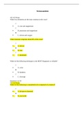 ERSC181 B001 Introduction to Geology Test Bank (all previous questions/ answers) 2021/2022. A+ Guide.