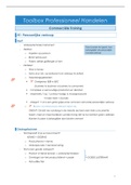 VOLLEDIGE samenvatting - Toolbox Professioneel Handelen - SLIDES & NOTA'S - COMMERCIËLE TRAINING & MARKETING