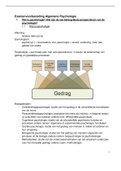 Examenvoorbereiding Algemene Psychologie 