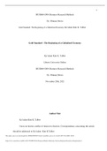 BUSI604-D04: Business Research Methods Dr. Obinna Olowu                Gold Standard: The Beginning of a Globalized Economy Ka’iulani Kini K. Talbot