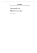 Intermediate  Microeconomics NINTH EDITION  TEST BANK 