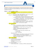 NURS 3320 Med surg- Exam 1 BluePrint