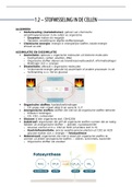 Biologie voor jou - VWO 5a - thema 1: Stofwisseling - samenvatting