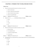 A Descriptive Test Bank for Disaster Recovery: Principles and Practices By April Wells Charlyne Walker Timothy Walker David Abarca (complete) 