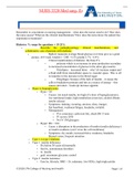 NURS 3320 Med surg- Exam 1 BluePrint