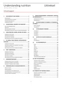 Uittreksel Understanding Nutrition incl. schematisch overzicht van alle vitaminen en mineralen