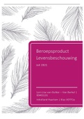 Beroepsproduct Levensbeschouwing (PABO Verkorte Deeltijd) | Cijfer: 7,8