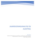 Jaarrekeninganalyse en auditing