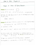 Intro to Group Theory: Chapter 10 (Order of Group Elements)