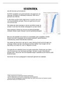 Samenvatting statistiek hfdstuk 1 deel 1 statistiek