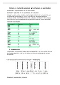 samenvatting meten en metend rekenen (eerste jaar leraar lager)